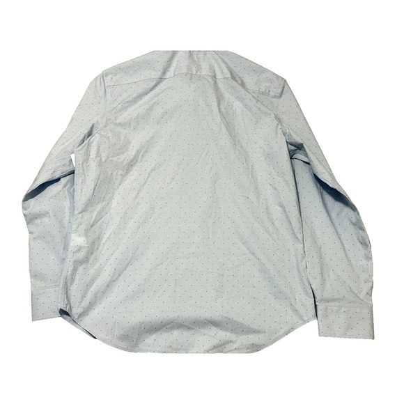 NWT Old Navy The Signature Shirt Slim Fit Purple Red Polka Dots Shirt Size L MS1 - Picture 15 of 15